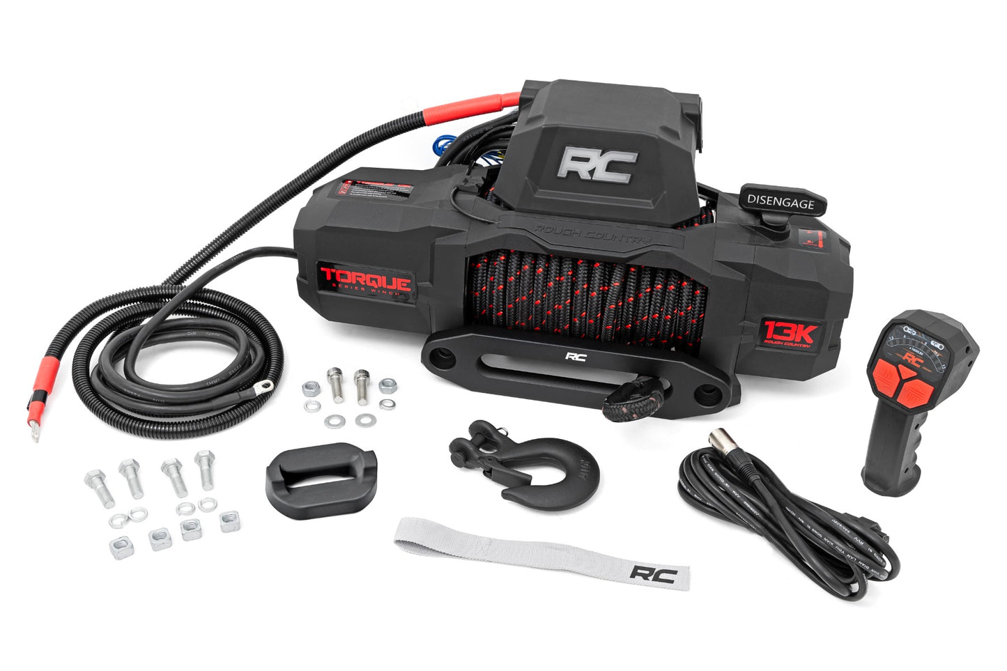 Rough Country 13000 lb Torque Series electric winch