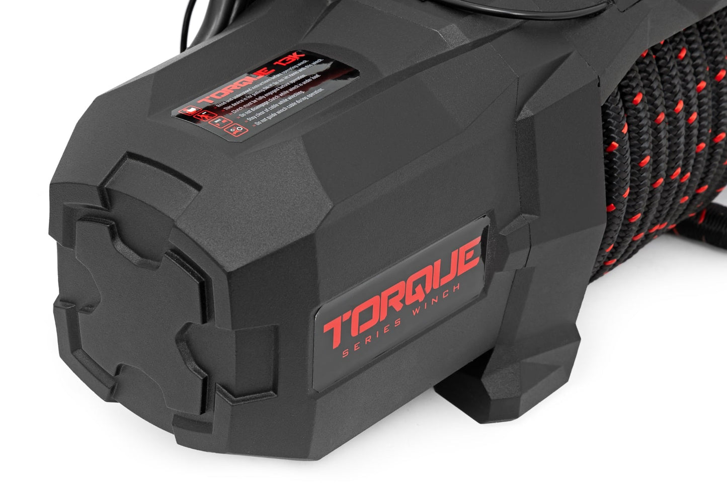 Rough Country Torque Series winch decal detail