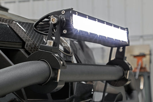 Rough Country universal LED light mounting clamps installed