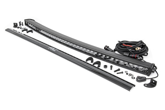 Rough Country 40 Inch Black Series Curved Single Row LED Light Bar - main view