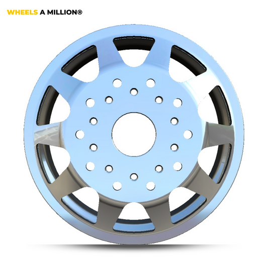 Wheels A Million Raptor OBS 8-lug dually wheel for 1988-2000 Chevy/GMC C/K3500 DRW trucks