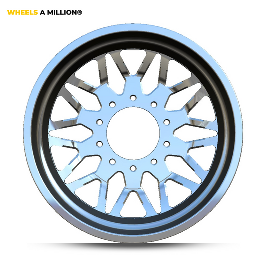 Wheels A Million Spades 10 OBS 8-lug dually wheel for 1988-2000 Chevy/GMC C/K3500 DRW trucks