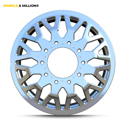 Wheels A Million Spades 12 OBS 8-lug dually wheel for 1988-2000 Chevy/GMC C/K3500 DRW trucks