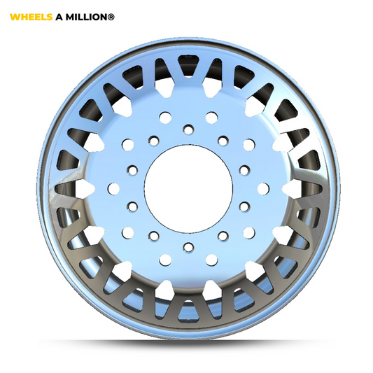 Wheels A Million Spades 14 OBS 8-lug dually wheel for 1988-2000 Chevy/GMC C/K3500 DRW trucks