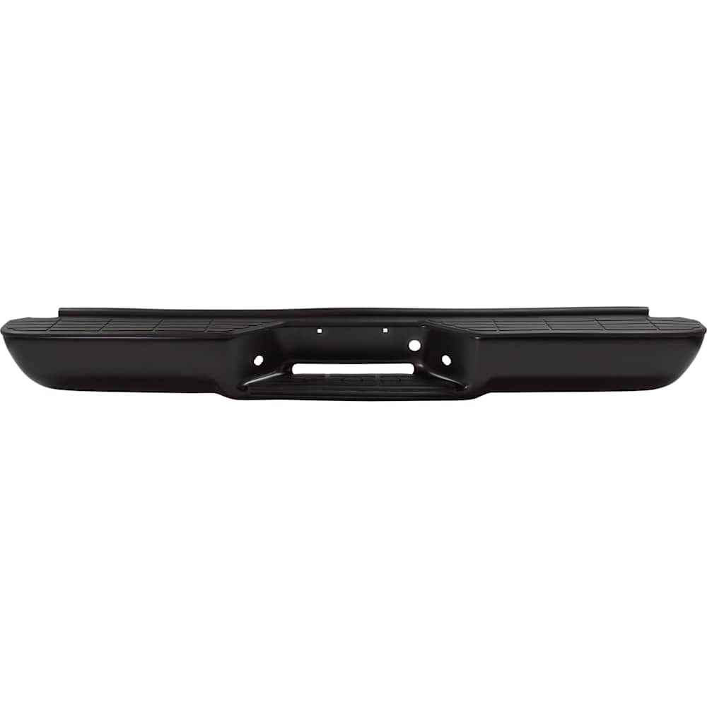 Chevy GMC C/K 1988-1998 fleetside black rear step bumper face bar alt - view 1
