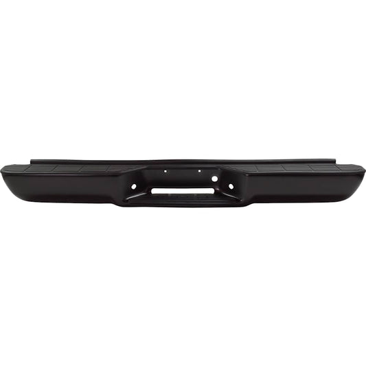 Chevy GMC C/K 1988-1998 fleetside black rear step bumper face bar alt - view 1