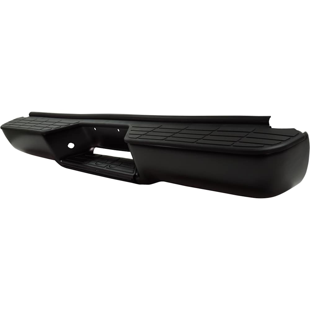 Chevy GMC C/K 1988-1998 fleetside black rear step bumper face bar alt - view 3