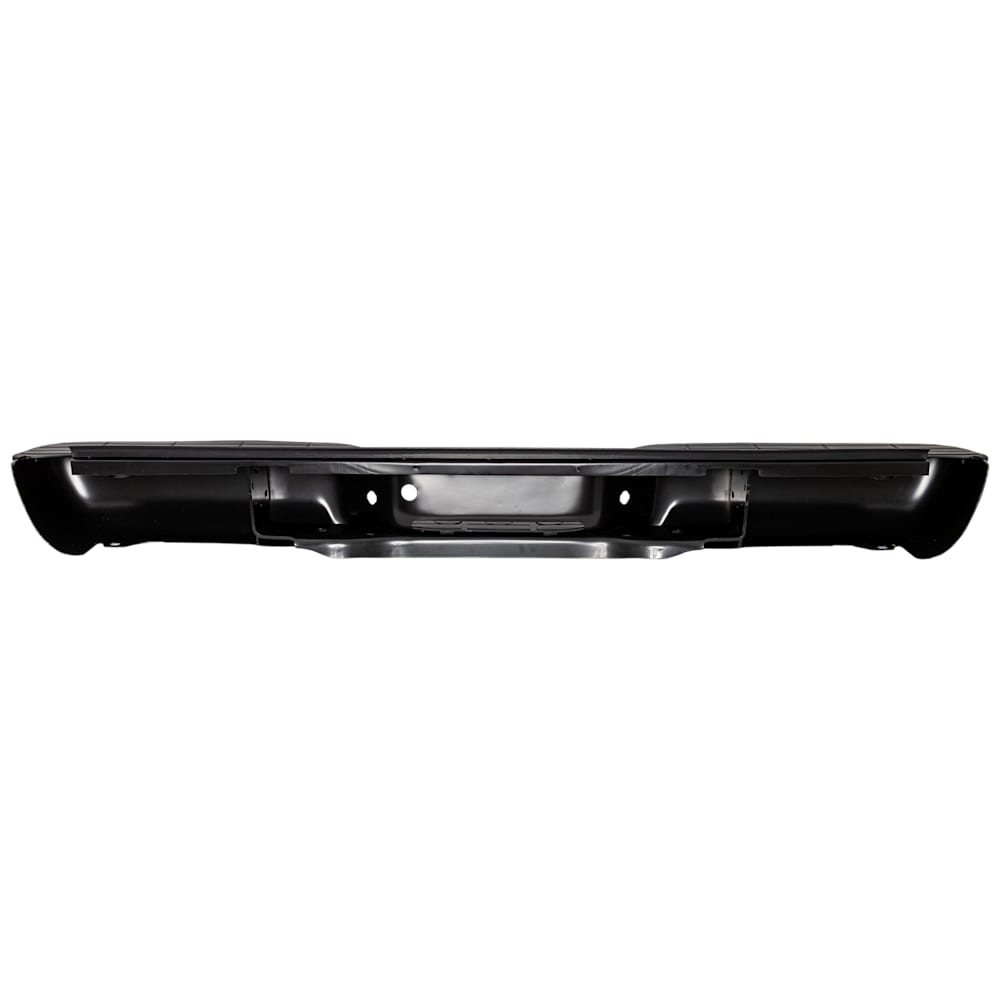1988-2000 Chevy/GMC C/K Series Step Bumper - Face Bar & Pad, Powdercoated Black, Fleetside