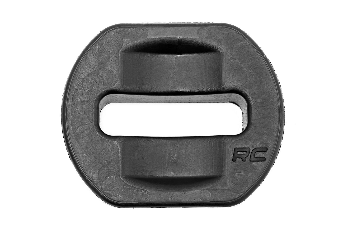Rough Country winch hook isolator installed