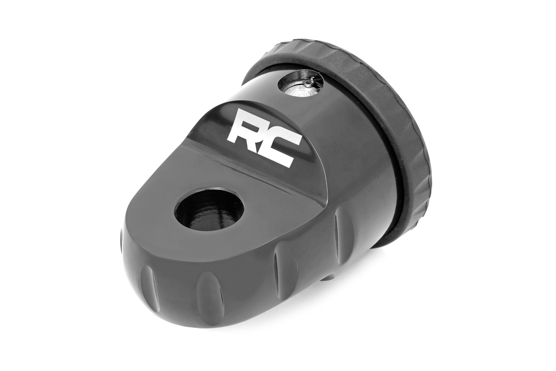 Rough Country aluminum winch thimble detail