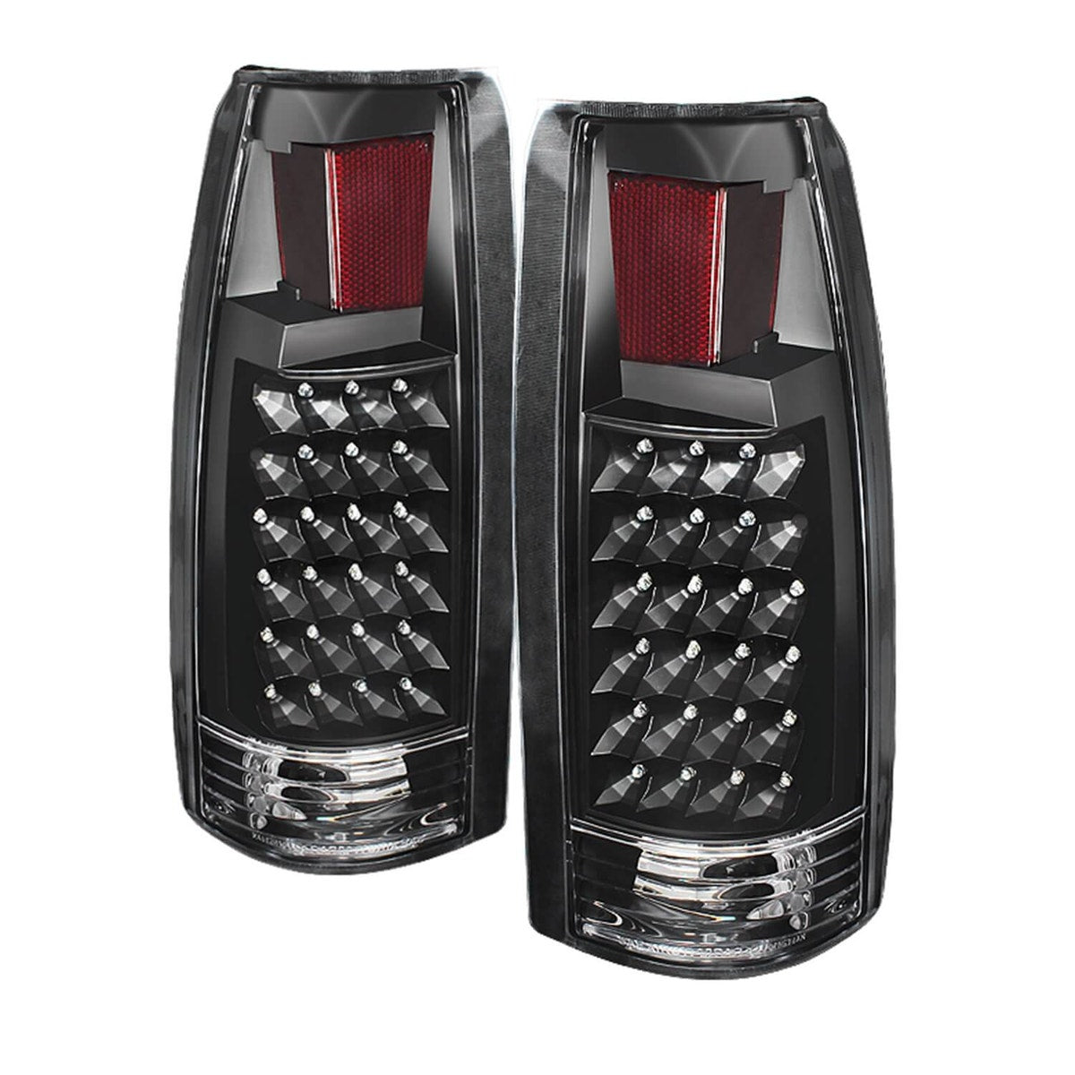 xTune LED Tail Lights - Black - SKU 9022449