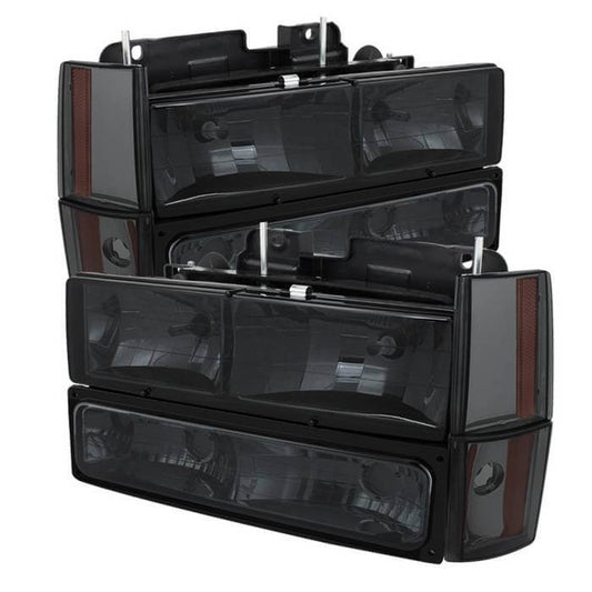 xTune Crystal Headlights with Corner & Bumper Lights - Smoke - SKU 5073525