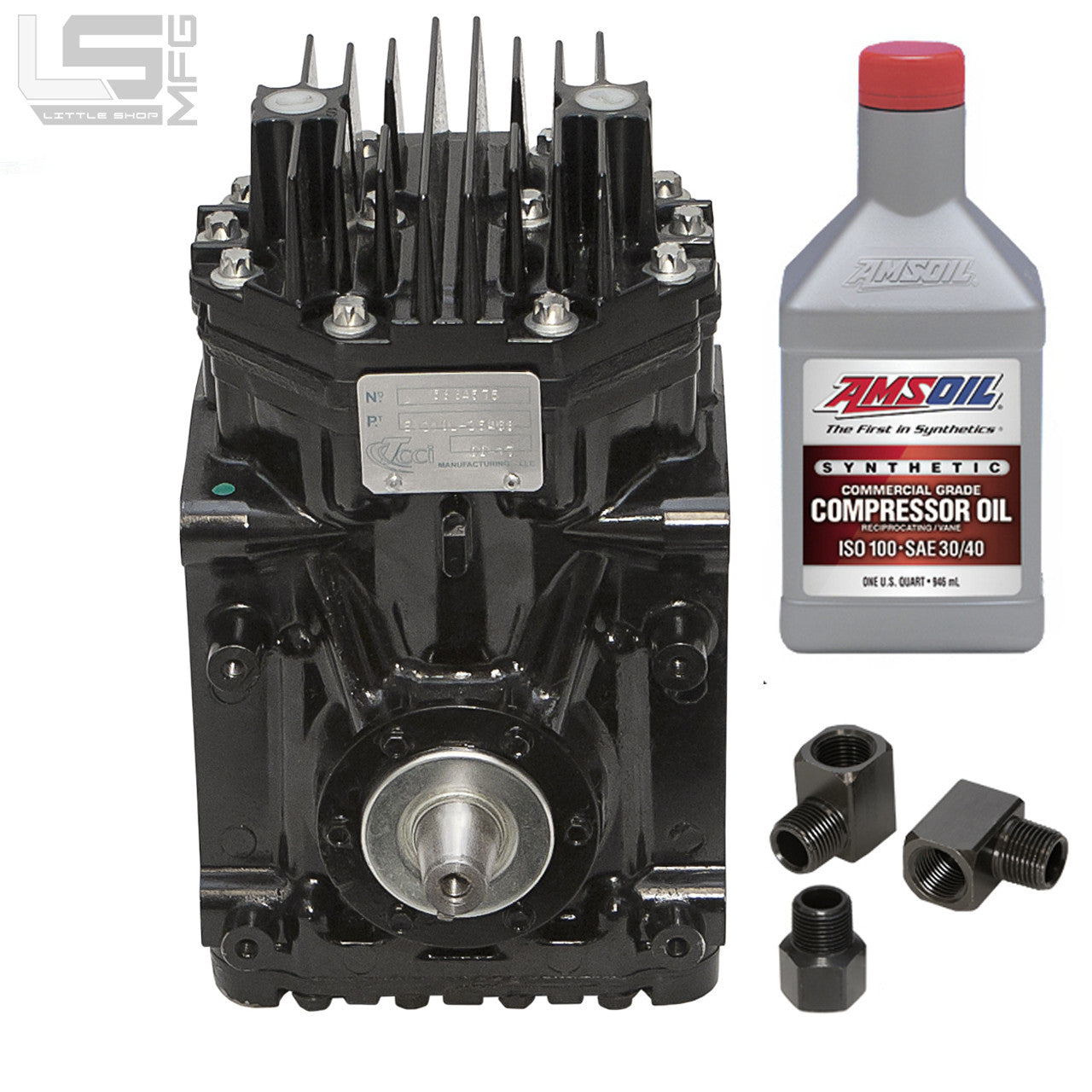 York SLM Compressor with Head Fittings